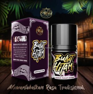 WARISAN BREWER 60ML FREEBASE FLAVOR BUBUR PULUT HITAM