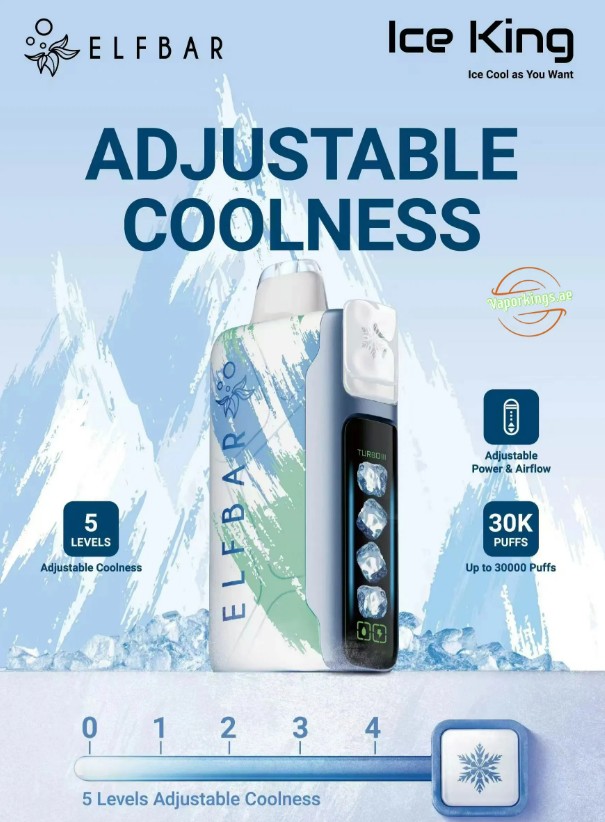 ELF BAR Ice King 30000 Puffs Disposable Vape – 30,000 Puffs, Rechargeable - Image 2