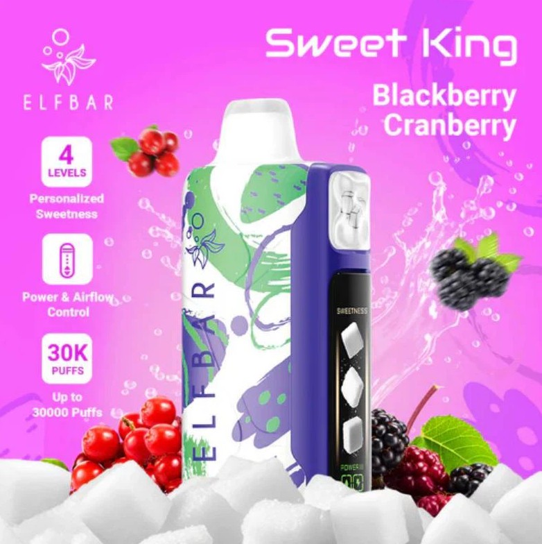 ELF BAR Sweet King 30000 Puffs Disposable Vape – 30,000 Puffs, Rechargeable - Image 2