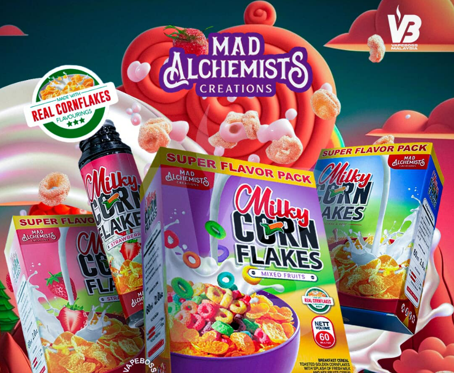 MAD ALCHEMIST CORNFLAKE FREEBASE CREAMY SERIES 60ML