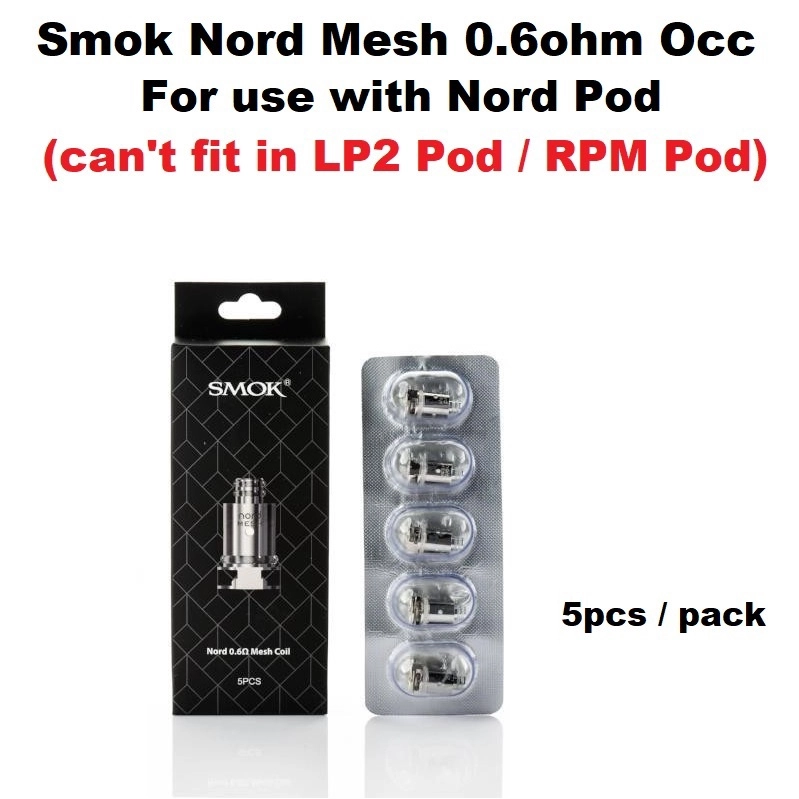 SMOK Nord PRO Replacement Coils OCC: Nord Pro Mesh 0.6 DL / Nord Pro Mesh 0.9 MTL - Image 3