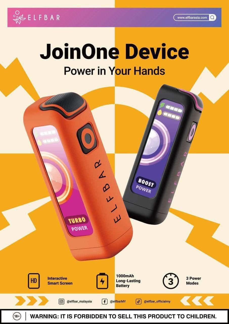 ELF BAR ELFLIQ SWAP E-LIQUID 15ML JOINONE DEVICE | EMPTY CARTRIDGE - Image 2