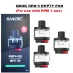 SMOK RPM 5 Empty Pods (fit for RPM 3 OCC)