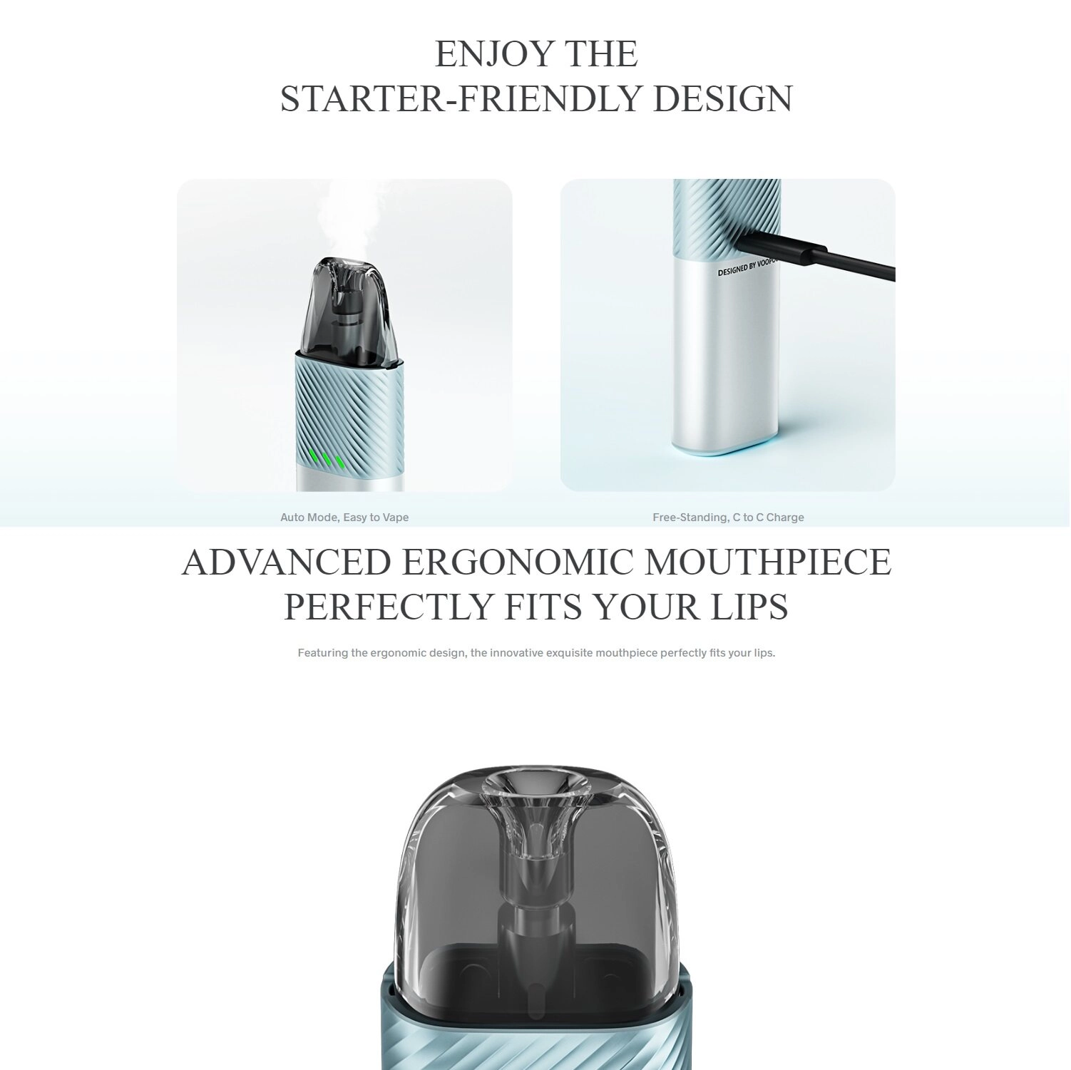 VOOPOO Argus Z Pod Kit 900mAh 17W - Image 4